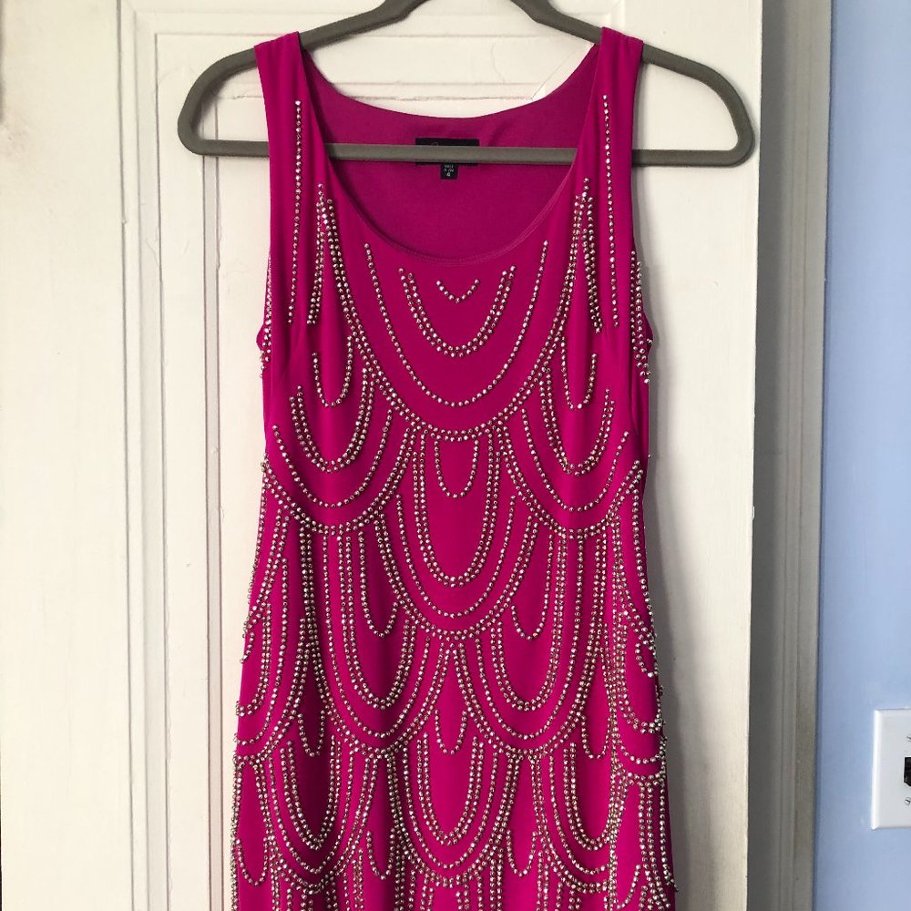 Fuschia AQUA Cocktail Dress